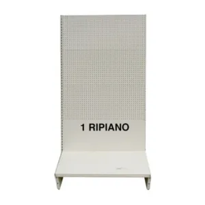 SCAFFALE A PARETE 100X40X205H GRIGIO