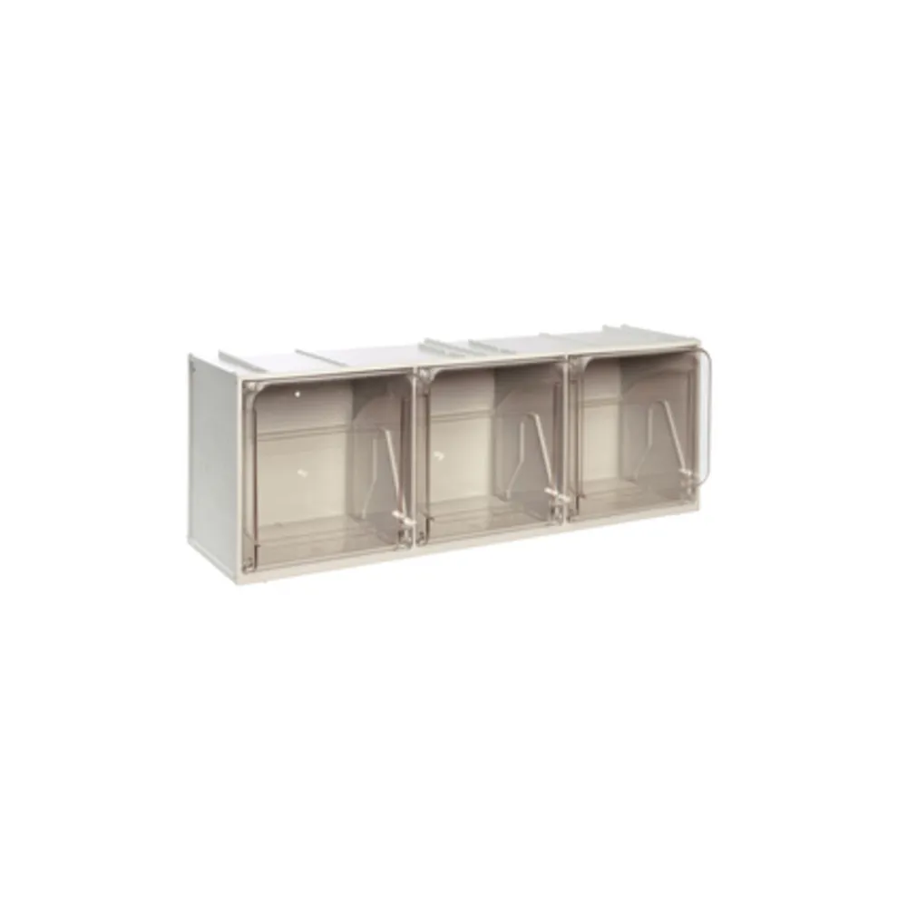 MADIA 3 CASSETTI CRISTAL BOX 600X200XH215 MM MADIA 3 CASSETTI CRISTAL BOX 600X200XH215 MM