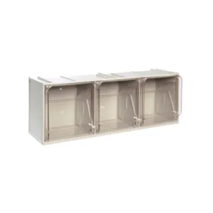 MADIA 3 CASSETTI CRISTAL BOX 600X200XH215 MM