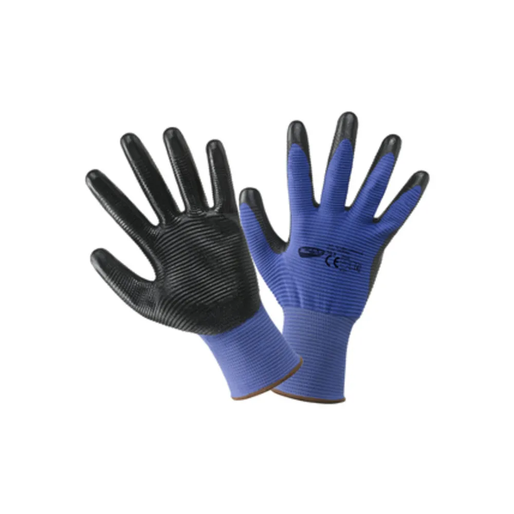 GUANTI POLIESTERE/NITRILE CRINKLE TG.10 (12