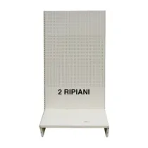 SCAFFALE A PARETE 200X40X205H PANNA 2 RIPIAN