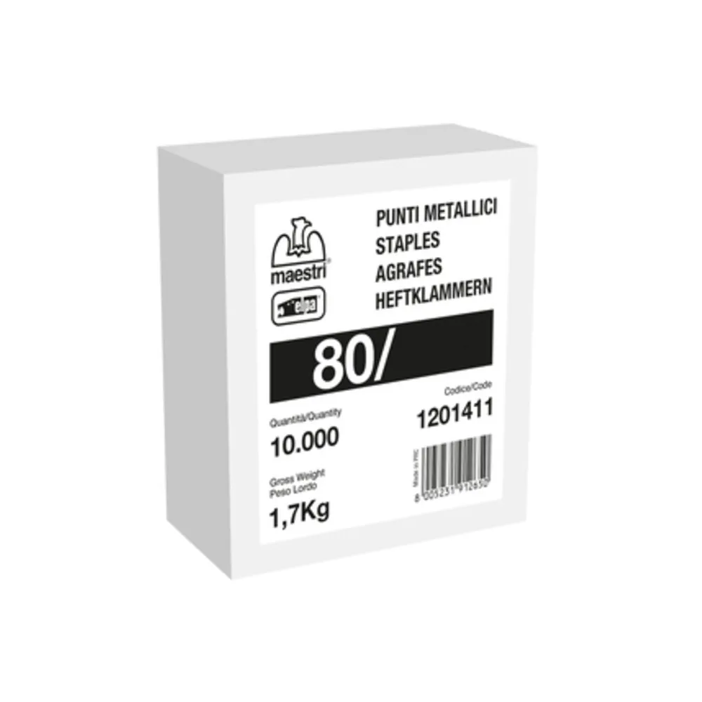 MAESTRI PUNTI SPILLATRICE ART. 80/ 8 10000 PZ GALVA MAESTRI PUNTI SPILLATRICE ART. 80/ 8 10000 PZ GALVA