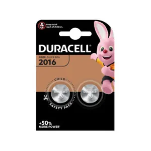 DURACELL BATTERIA A BOTTONE CR2016 BL 2 PZ (10