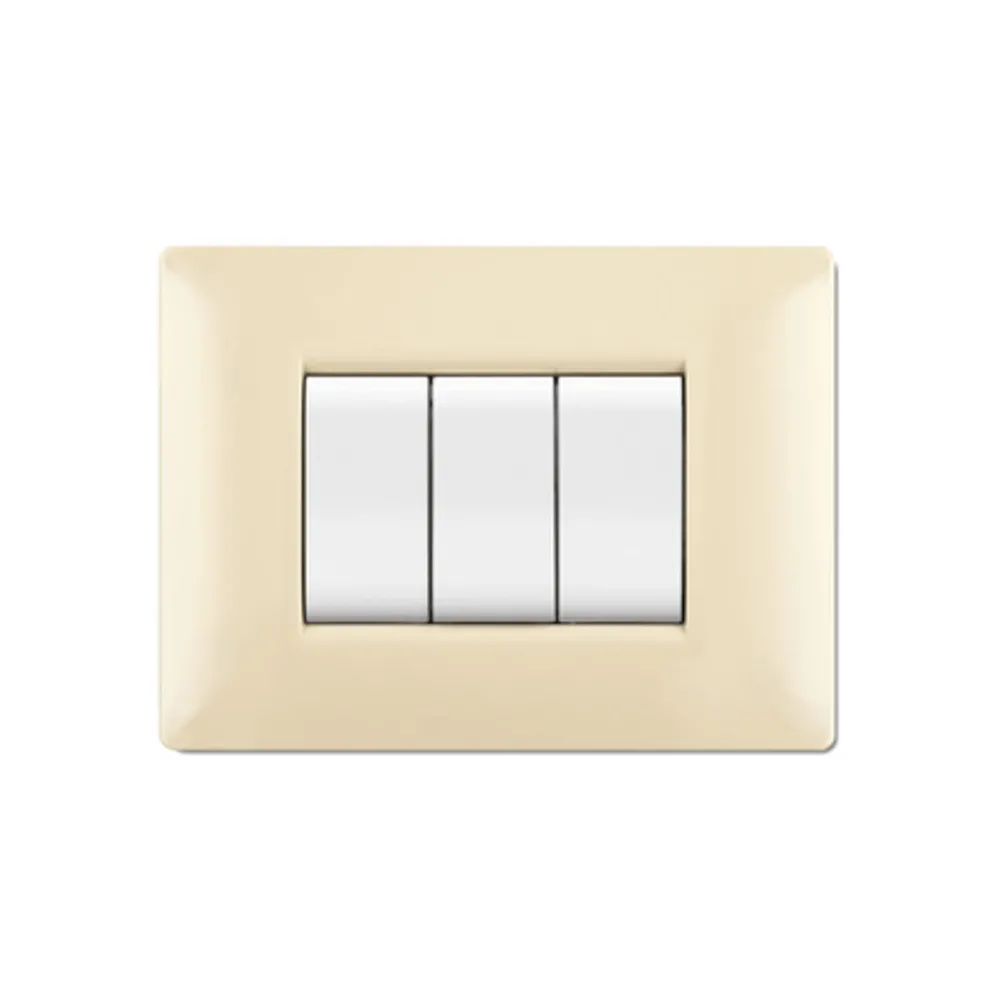 PLACCA LIFE Q LIVING PLAST AVORIO                3P (10