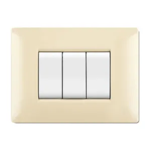 PLACCA LIFE Q LIVING PLAST AVORIO                3P (10