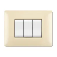 PLACCA LIFE Q LIVING PLAST AVORIO                7P