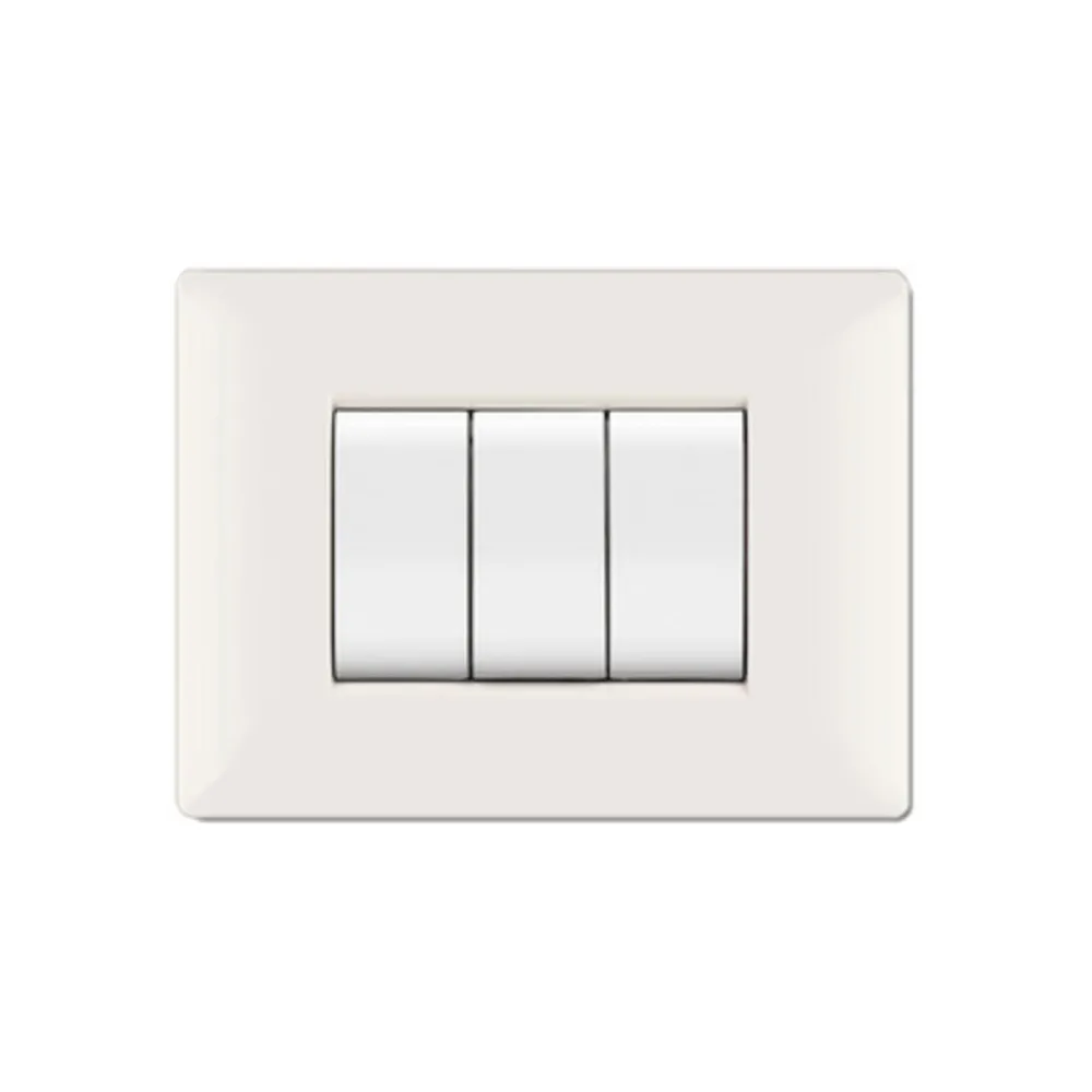 PLACCA LIFE Q LIVING PLAST BIANCO 3P (10 PLACCA LIFE Q LIVING PLAST BIANCO 3P (10
