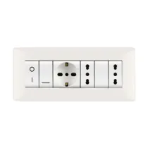 PLACCA LIFE Q LIVING PLAST BIANCO               7P
