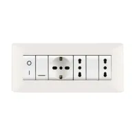 PLACCA LIFE Q LIVING PLAST BIANCO               7P