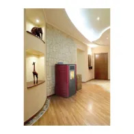 STUFA PELLET  9 KW KING 98 BORDEAUX (98BKI)