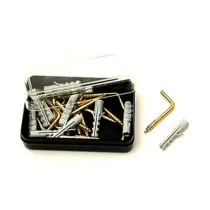 GANCIO P/QUADRO A RAMPINO C/TASSELLO 10 PZ (15