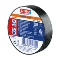 NASTRO ISOLANTE CERTIFICATO NERO 25MTX19MM (10