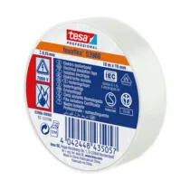 NASTRO ISOLANTE CERTIFICATO BIANCO 10MTX15MM (10
