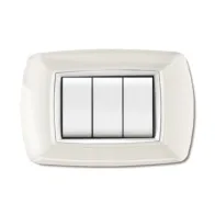 PLACCA LIFE LIVING PLAST BIANCO 3P CORNICE BIANCO (10