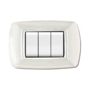 PLACCA LIFE LIVING PLAST BIANCO 3P CORNICE BIANCO (10