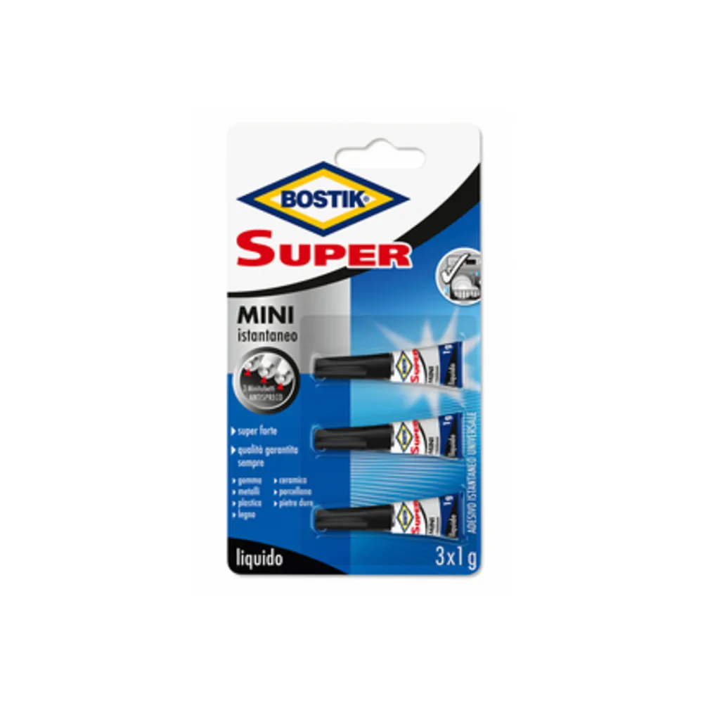 BOSTIK SUPER MINI ISTANTANEO 3X1 G BLISTER (10