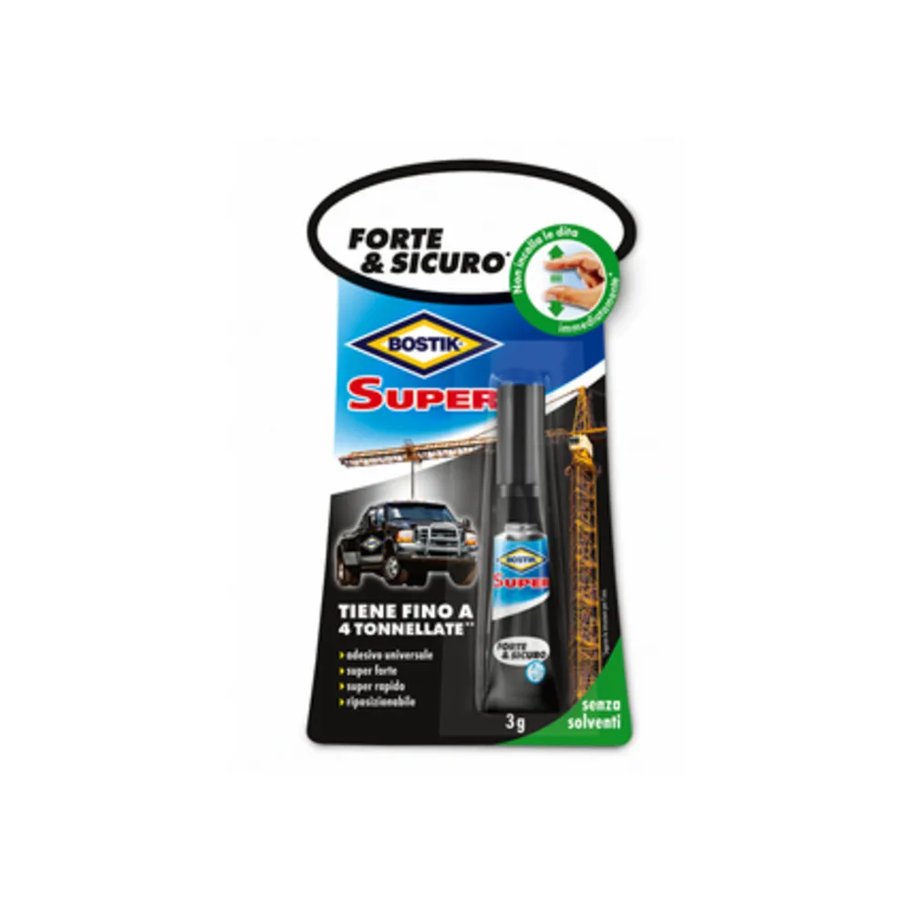 BOSTIK SUPER FORTE  SICURO 3 G BLISTER (12