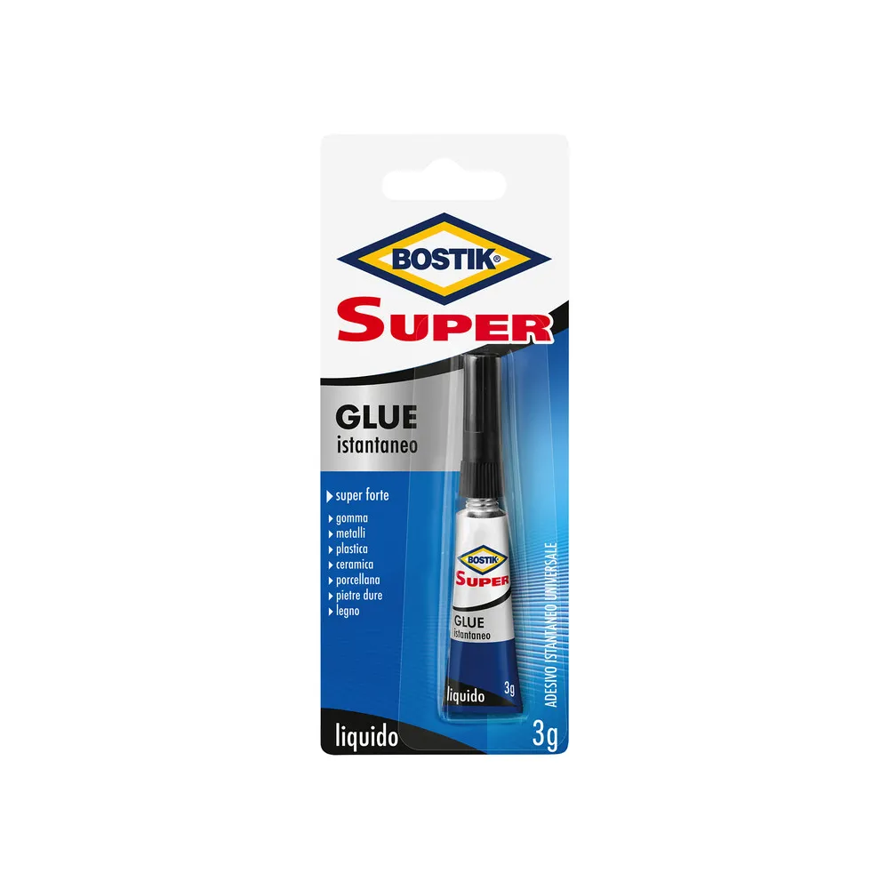 BOSTIK SUPER GLUE ISTANTANEO 3 G BLISTER (24