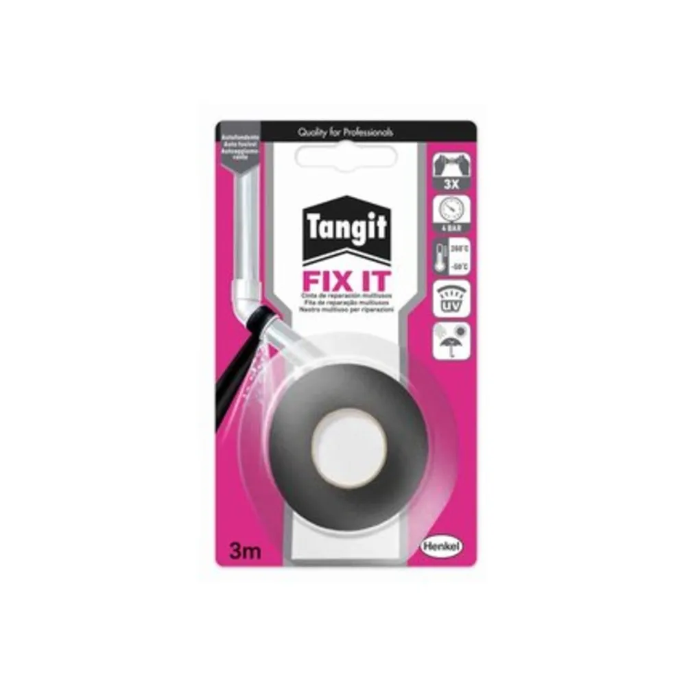 TANGIT NASTRO RIPARATORE TUBI FIX IT ROTOLO 3 M (8 TANGIT NASTRO RIPARATORE TUBI FIX IT ROTOLO 3 M (8
