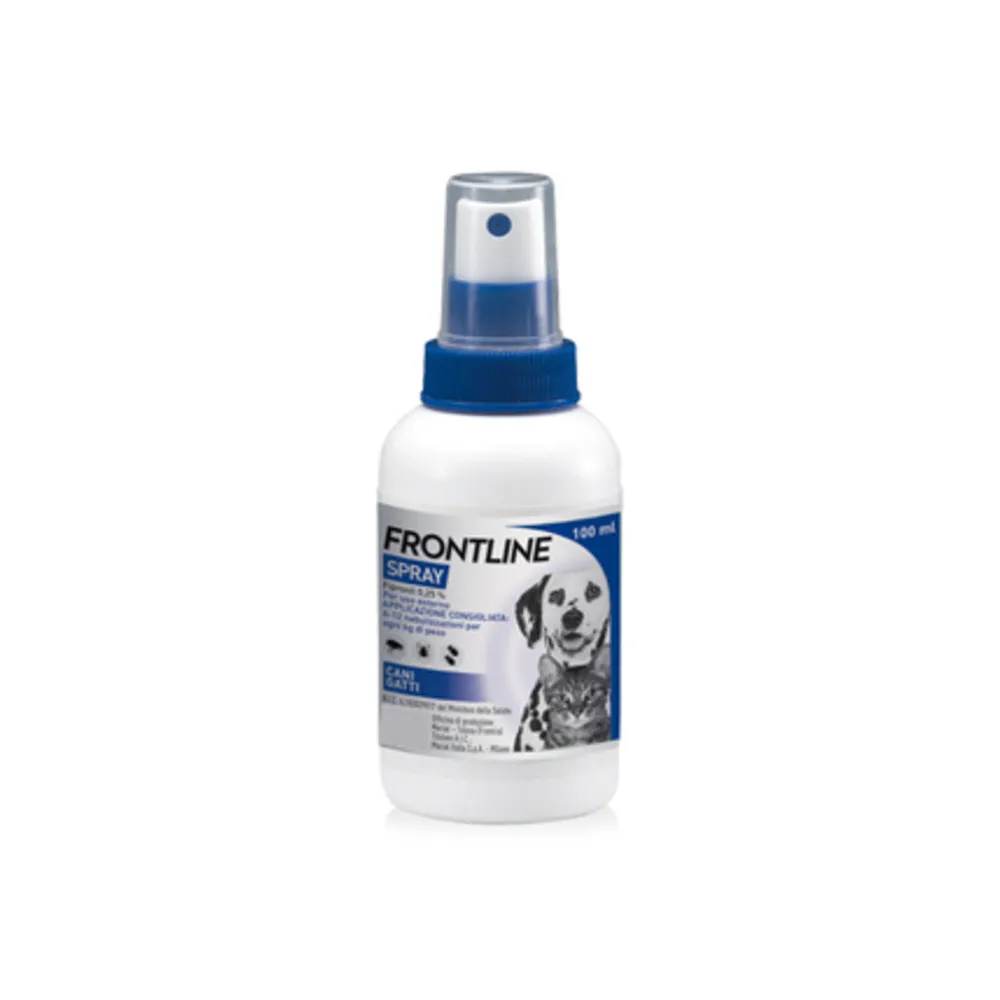 FRONTLINE SPRAY CANI E GATTI 100 ML. FRONTLINE SPRAY CANI E GATTI 100 ML.
