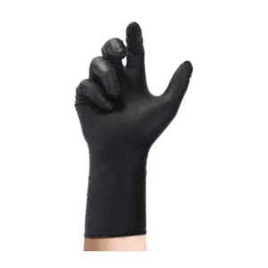 GUANTI NITRILE NERO CAT. III 30 CM TG. M 50 PZ SPESSORATO