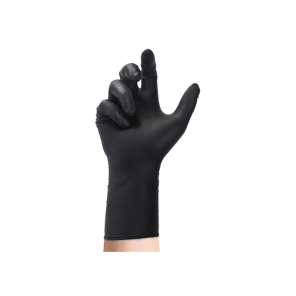 GUANTI NITRILE NERO CAT. III 30 CM TG.XL 50 PZ SPESSORATO GUANTI NITRILE NERO CAT. III 30 CM TG.XL 50 PZ SPESSORATO