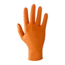 GUANTI NITRILE ARANCIONE CAT. III TG.  M  50 PZ
