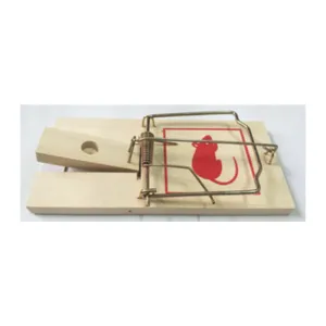 TRAPPOLA P/TOPI BASE LEGNO 10