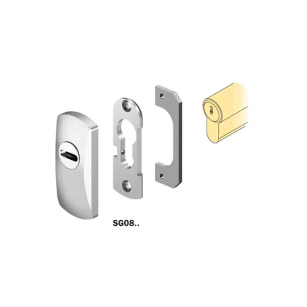 PROTECTOR PROTEZIONE CILINDRI SG 08 C/BAS ALL SILV