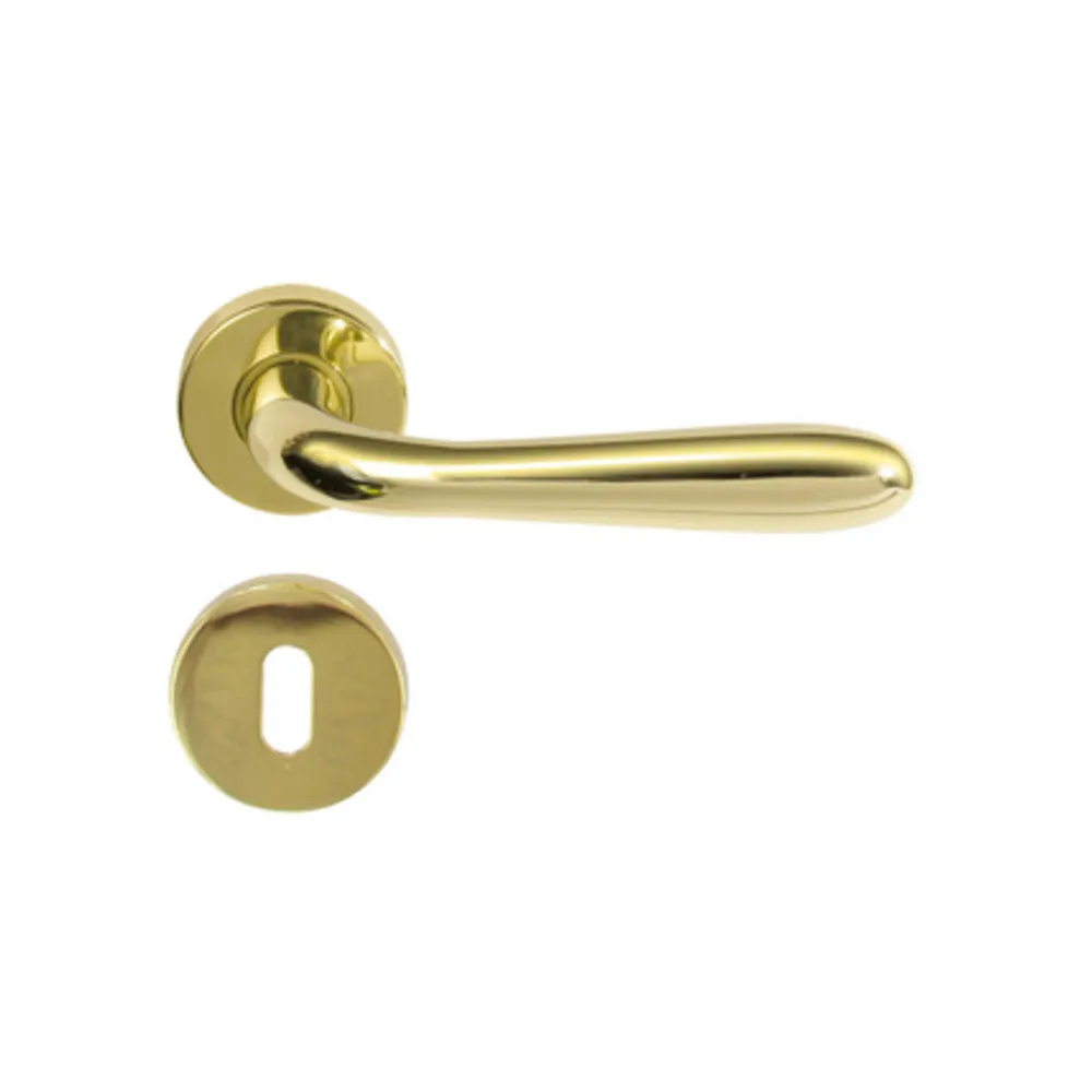 MANIGLIA ALLUMINIO AGNONE C/BOCCHETTA ORO (2