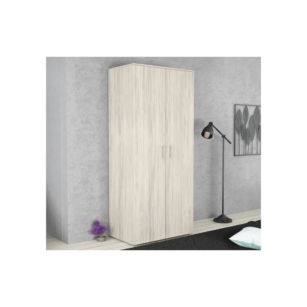KIT ARMADIO 2 ANTE 87X50X195 BIANCO VEN. K083