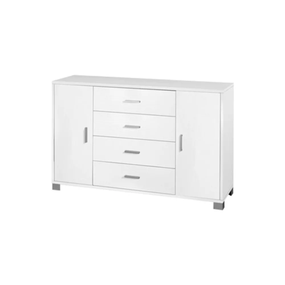 KIT MOBILE 2 ANTE + 4 CASSETTI 136X41XH86 BIANCO KIT MOBILE 2 ANTE + 4 CASSETTI 136X41XH86 BIANCO