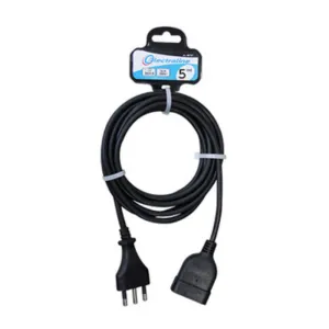 PROLUNGA LINEARE 5 M SEZ 3X1 16A BIPASSO NERO (5