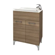 LAVATOIO LEGNO 60X50 CM ROVERE FUMO