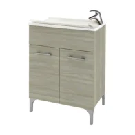 LAVATOIO LEGNO 60X50 CM ROVERE GRIGIO