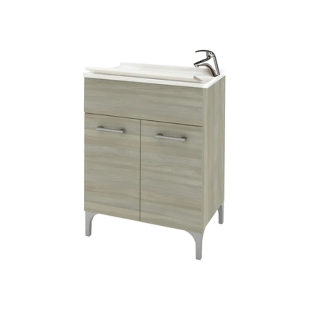 LAVATOIO LEGNO 60X50 CM ROVERE GRIGIO LAVATOIO LEGNO 60X50 CM ROVERE GRIGIO