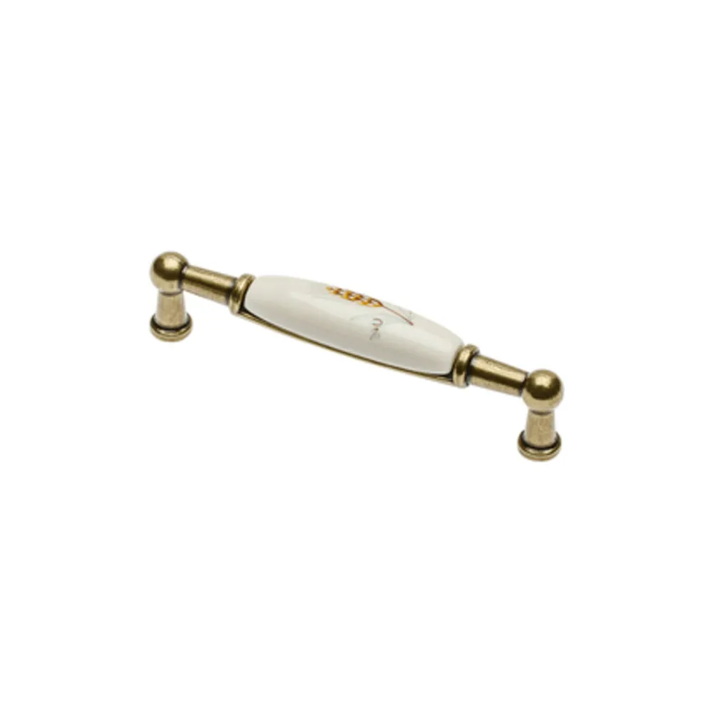 MANIGLIA PORCELLANA UP-WP0728-BK 106X26 MM (25