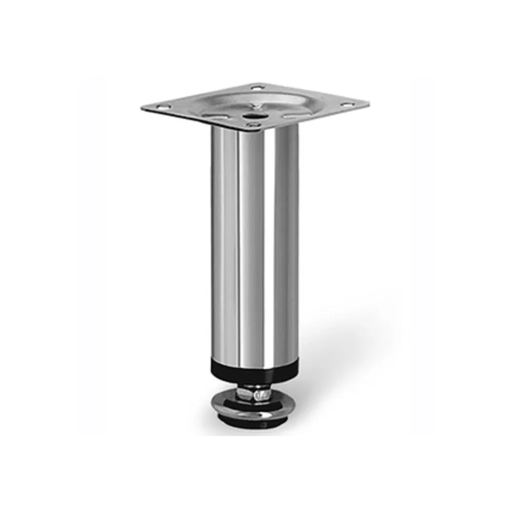 PIEDINO REGOLABILE ACCIAIO CROMATO MOBILI 100 MM (8