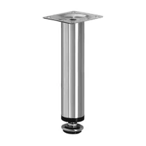 PIEDINO REGOLABILE ACCIAIO CROMATO MOBILI 150 MM (8