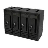 CASSETTA POSTALE COMPO 4 42X18X30 CM ANTRACITE
