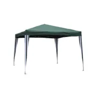 C GAZEBO IN ACCIAIO PIEGHEV 300X300CM VERDE IZIMIR/DAMASCO