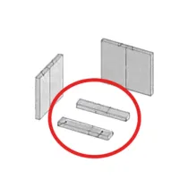COPPIA REFRATTARIO DI BASE P/STUFA KIR