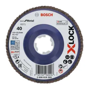 BOSCH-A DISCO LAMELLARE XLOCK GR  40 D 115 MM (10