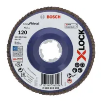 BOSCH-A DISCO LAMELLARE XLOCK GR 120 D 115 MM (10