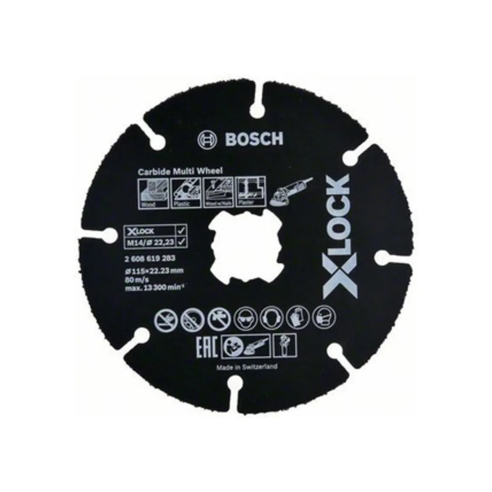 BOSCH-A DISCO UNIVERSALE CARBIDE XLOCK 115 MM