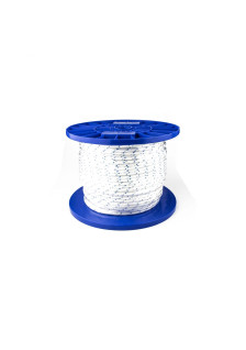 WHITE-BLUE POLYESTER ROPE SOLD BY THE METER