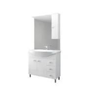 MOBILE BAGNO EVA 105 COMPLETO BIANCO