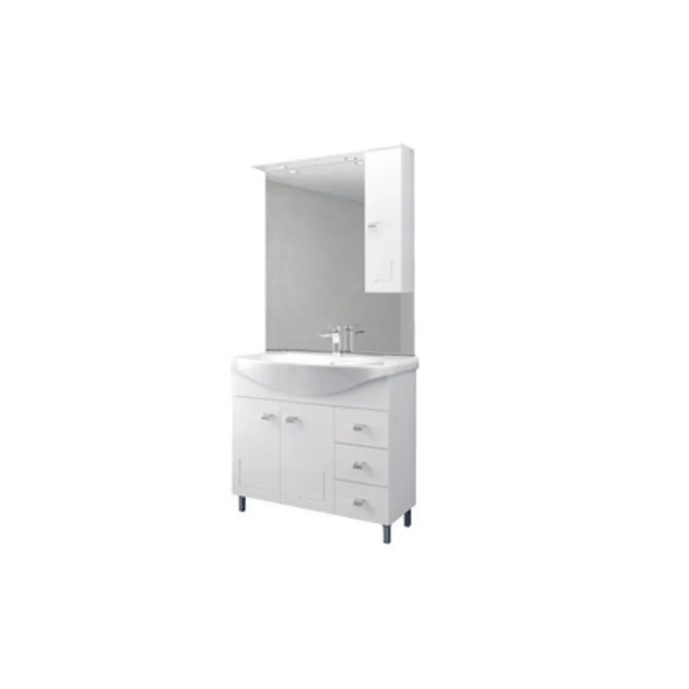 MOBILE BAGNO EVA 105 COMPLETO BIANCO MOBILE BAGNO EVA 105 COMPLETO BIANCO