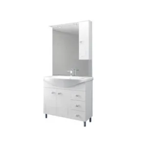 MOBILE BAGNO EVA 105 COMPLETO BIANCO