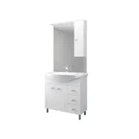 MOBILE BAGNO EVA  85 COMPLETO BIANCO